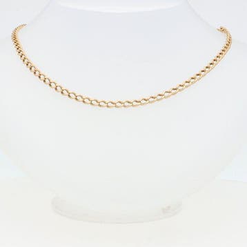 Ketting - 14 karaat Geel goud, Sieraden, Tassen en Uiterlijk, Antieke sieraden