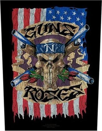 Guns N Roses - Flag - Rugpatch officiële merchandise, Ophalen of Verzenden, Nieuw, Kleding