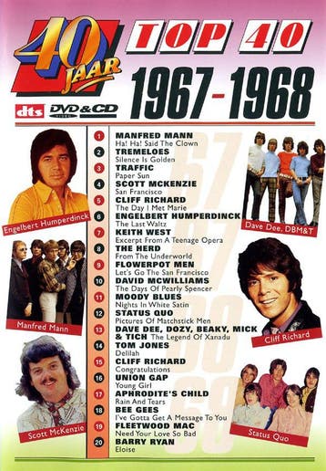 dvd - Various - 40 Jaar Top 40 - 1967-1968, Verzenden, Zo goed als nieuw