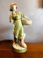 Royal Dux - Beeldje, Scena pastorale - 44 cm - Porselein