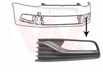 Geschikt voor Polo 6C Bumpergrill mistlamp Links chrome, Nieuw