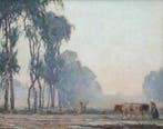 Johan Meijer (1885-1970), Nevelige ochtend, Antiek en Kunst, Kunst | Schilderijen | Klassiek