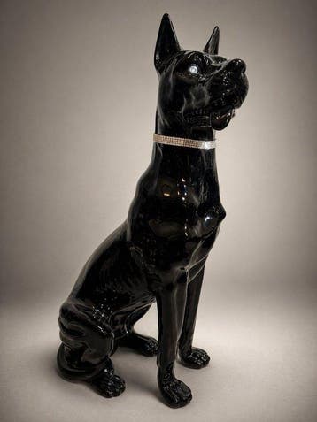 Beeld, Deense Dog ceramic - 107 cm - 107 cm - Keramiek, Nieuw
