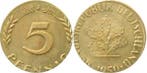Duitsland Fehlpraegung 5 Pfennig 1950j in 1pfennig-groeße.., Verzenden