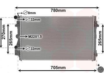 Radiator 1.4 GTI / 1.6 TDi HD geschikt voor o.a Polo 6R 2..., Ophalen of Verzenden, Nieuw, Volkswagen