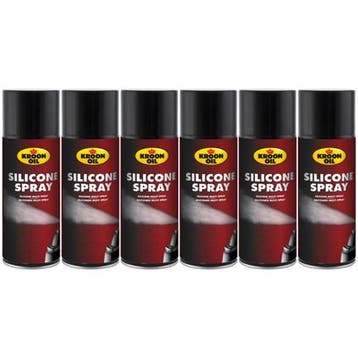 Kroon Aanbieding: 6 X Silicone Spray Spuitbus 400Ml, Verzenden