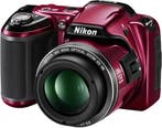 Nikon Coolpix L810 Digitale Bridge Camera - Rood (In doos), Audio, Tv en Foto, Fotocamera's Digitaal, Verzenden, Zo goed als nieuw