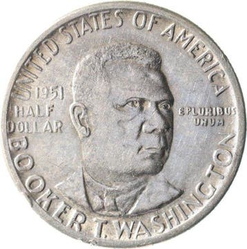 Verenigde Staten. 1/2 Dollar Booker T. Washington 1951