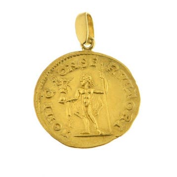 Munthanger - 23 kt. Geel goud, Sieraden, Tassen en Uiterlijk