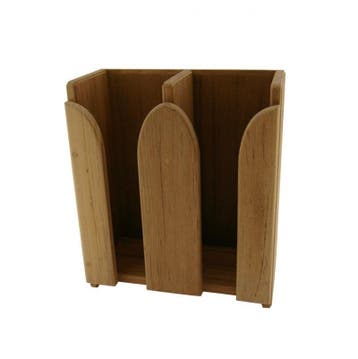 Kopjesrek Teak 2 stapels, Ophalen of Verzenden, Nieuw