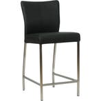 Set van 6 Leren barkruk Revolt laag - Toledo Nero (zwart) -, Ophalen of Verzenden, Nieuw, Leer