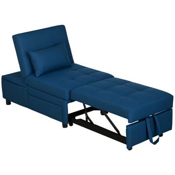 TRUUSK 3-in-1 Slaapstoel met Bedfunctie - Uitschuifbare Slaa, Verzenden, Nieuw