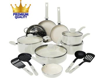 COOCK 19-Delige Pannenset - Gerecycled Aluminium -, Verzenden, Nieuw
