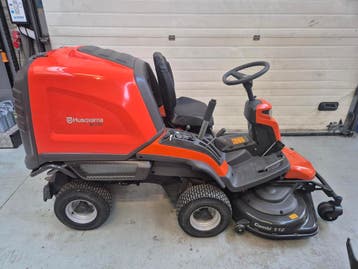 Husqvarna RC 318T, frontmaaier met opvangbak 113 cm. Vijzel, Ophalen, Gebruikt, 90 tot 120 cm, Opvangbak