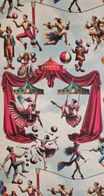Originele stof Paradise Circus 2e editie - XXL-rapport -