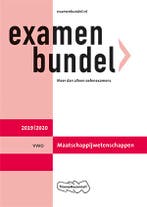 Examenbundel vwo Maatschappijwetenschappen 2019/2020, Verzenden, Zo goed als nieuw
