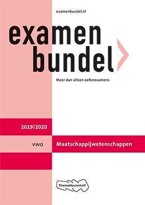 Examenbundel vwo Maatschappijwetenschappen 2019/2020, Boeken, Schoolboeken, Zo goed als nieuw, Verzenden