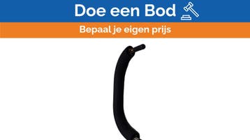 Bieden: Stainless steel leather covered reling 30 cm, Ophalen of Verzenden, Nieuw, Kabel of Apparatuur