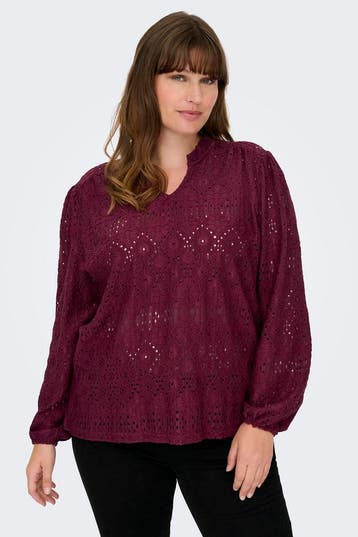 ONLY blouse opengewerkt Maat:, Kleding | Dames, Verzenden, Nieuw, Overige kleuren