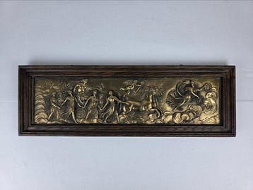 Reliëf, L’Aurora da Guido Reni – grande placca in bronzo a