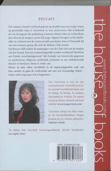 De Mefisto club / Rizzoli & Isles / 6 9789044327786, Verzenden, Gelezen, Tess Gerritsen