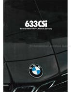 1980 BMW 6 SERIE BROCHURE ENGELS (USA), Nieuw, BMW, Author