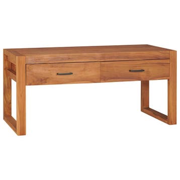 vidaXL Tv-meubel 100x40x45 cm teakhout, 100 tot 150 cm, Verzenden, Nieuw, Minder dan 100 cm