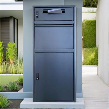 Postvak Gescheiden - Pakketbrievenbus - ParcelXL® DuoBox -, Verzenden, Nieuw, Rvs