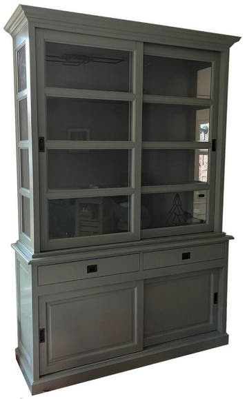 Buffetkast Engels groen - Engels groen Nijkerk 160 x 240cm, Huis en Inrichting, Kasten | Buffetkasten, Ophalen of Verzenden, Nieuw