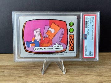 1990 - Topps Simpsons - Bart Simpson Graded card - PSA 9, Nieuw