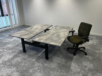 Elektrische Duo Zit Sta Bureaus vanaf 425,- Incl. Bezorging, Verzenden, In hoogte verstelbaar, Nieuw