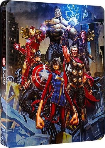 Marvel Avengers Steelbook Edition + Game PS4 (PS4 Games), Ophalen of Verzenden, Zo goed als nieuw