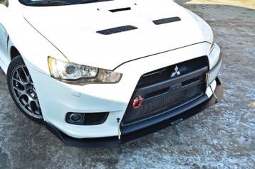 Maxton Front Racing Splitter V.1 Mitsubishi Lancer Evo X, Verzenden