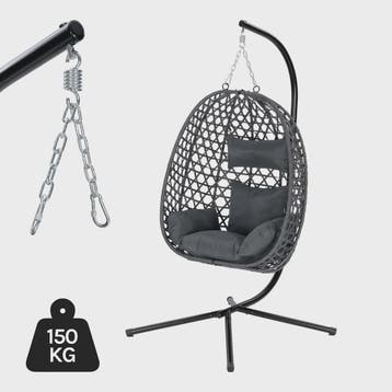 WOLTU Hangstoel met Standaard - 360° Draaibaar, Inclusief Ku, Verzenden, Nieuw