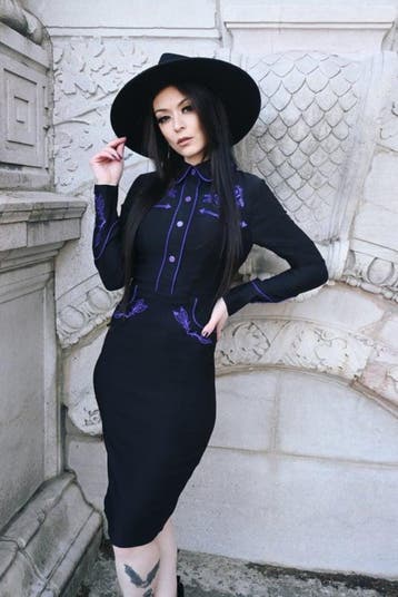 Katakomb, June Dress in Purple., Verzenden, Nieuw