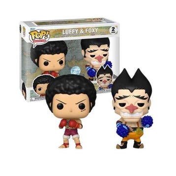 Funko Pop!  One Piece - Luffy & Foxy 2-Pack Special Edition, Verzamelen, Poppetjes en Figuurtjes, Verzenden, Nieuw