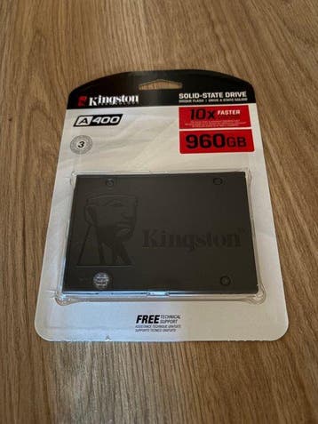 Kingston A400 960GB Solid State Drive (SSD) - Computer - In, Nieuw