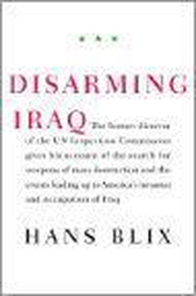Disarming Iraq, Boeken, Literatuur, Ophalen of Verzenden