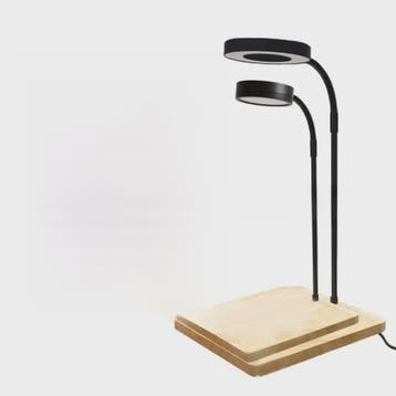 Verstelbare 10W LED Aquarium Lamp met Houten Basis & USB - I, Dieren en Toebehoren, Vissen | Aquaria en Toebehoren, Verzenden