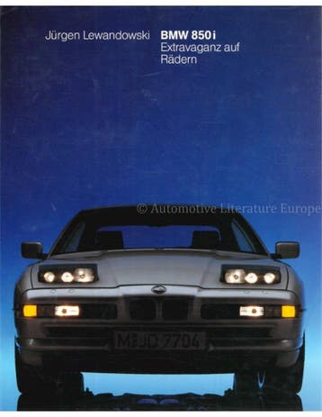 BMW 850I, EXTRAVAGANZ AUF RÄDERN, Nieuw, BMW, Author