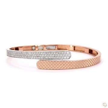 Armband - 14 karaat Roségoud - 0.65ct. tw. Diamant, Nieuw