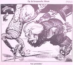 Spotprent over politieke ontwikkelingen in Duitsland en F..., Verzenden