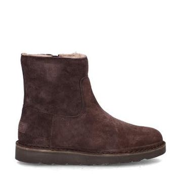 Shabbies Amsterdam Palissa Mila Zip gevoerde boots, Verzenden, Lage of Enkellaarzen, Nieuw, Bruin