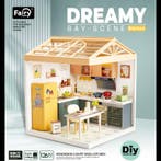Dreamy mini house Keuken Kitchen met ledlamp DIY Modelbou..., Verzenden, Nieuw