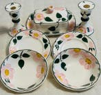 Bord (7) - Porselein - Diepe borden 20 cm, Antiek en Kunst