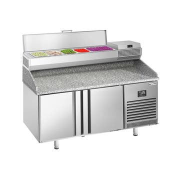 GGM Gastro | Pizza koelwerkbank Premium PLUS - 1490x700mm -, Verzenden, Nieuw in verpakking, RVS Meubilair