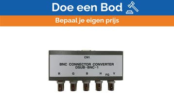 Bieden: Furuno connector converter - DSUB-BNC-1, Ophalen of Verzenden, Nieuw, Kabel of Apparatuur
