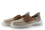 Skechers Instappers in maat 41 Beige, Skechers, Verzenden, Zo goed als nieuw, Instappers