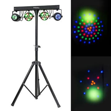 Ibiza Light DJLIGHT60 Lichtset Met 2 Par Cans + 2, Verzenden, Nieuw, Overige typen