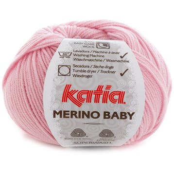 Katia Concept Merino Baby - 92 lichtroze - Wol Garen, Ophalen of Verzenden, Nieuw